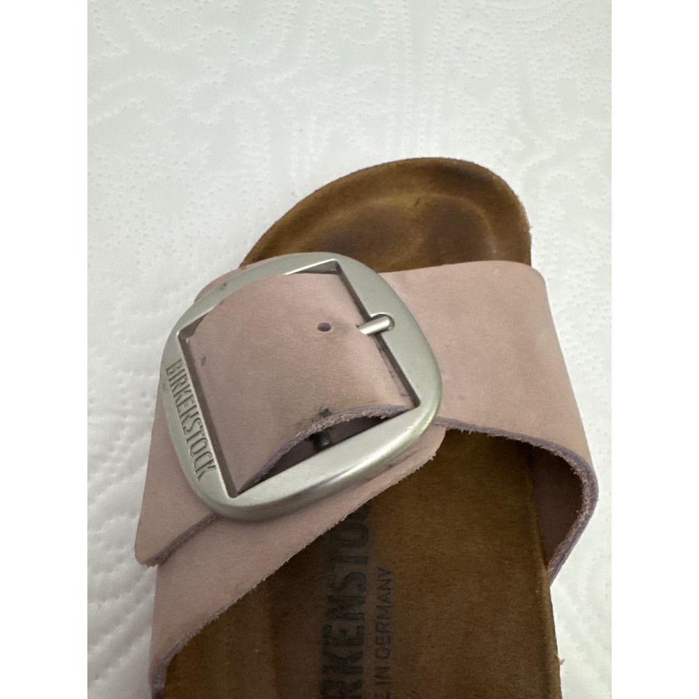 Birkenstock Madrid Single Strap Big Buckle Comfort Sandals Lavender Size 39 - Picture 4 of 13